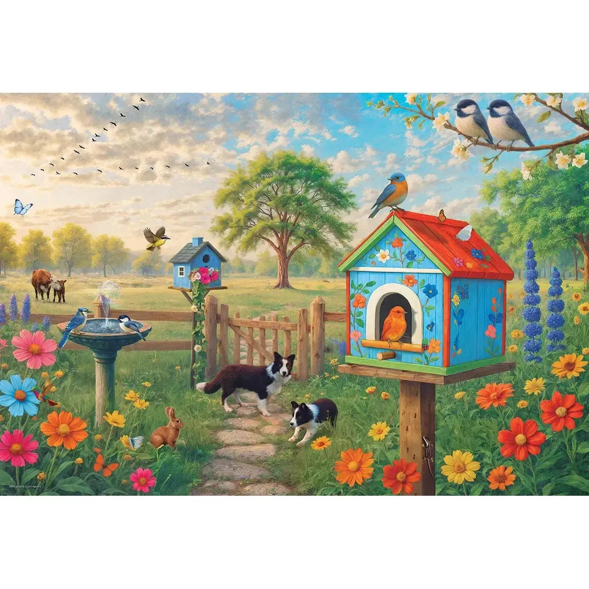 Birdhouse 550 Piece Jigsaw Puzzle in Tin Eurographics