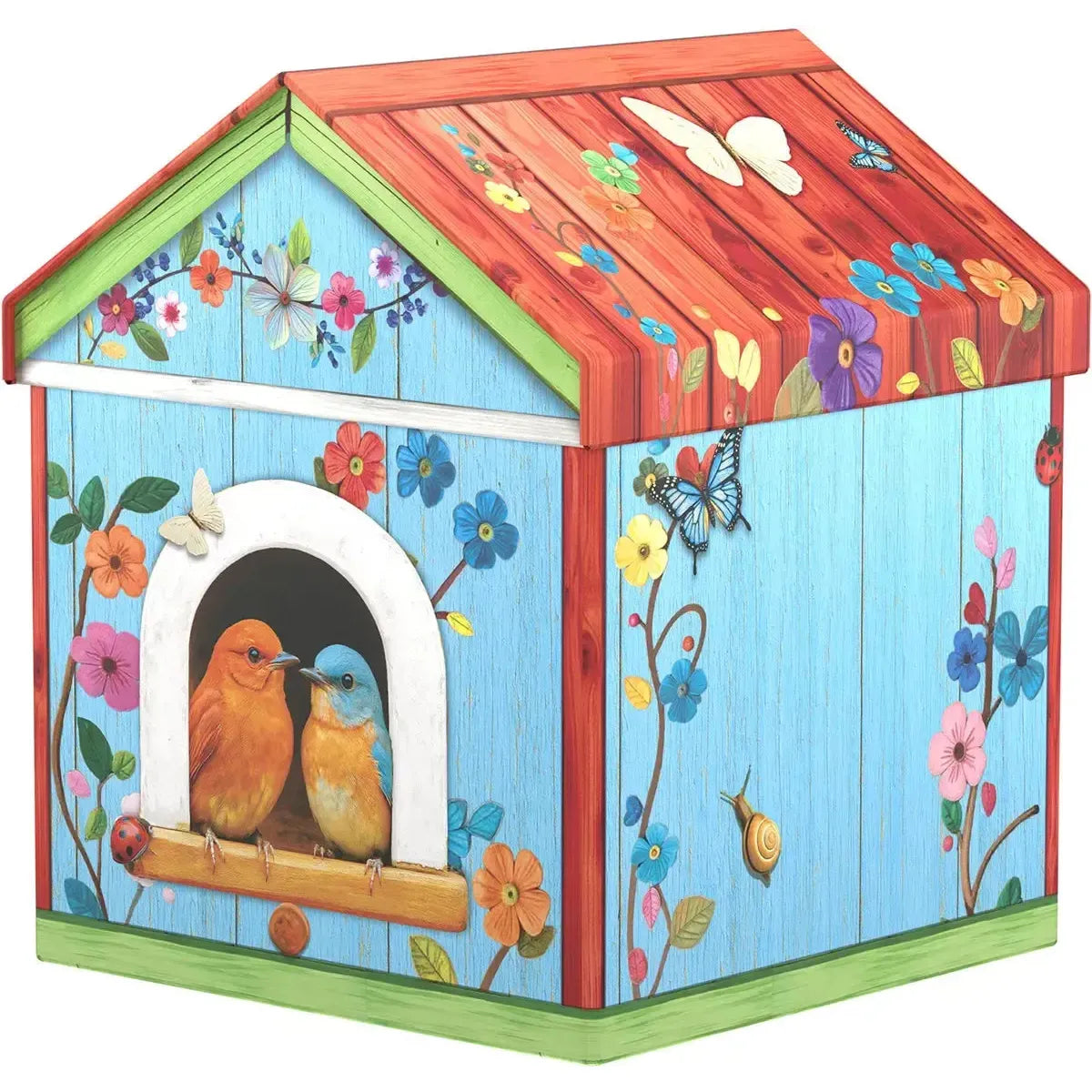 Birdhouse 550 Piece Jigsaw Puzzle in Tin Eurographics