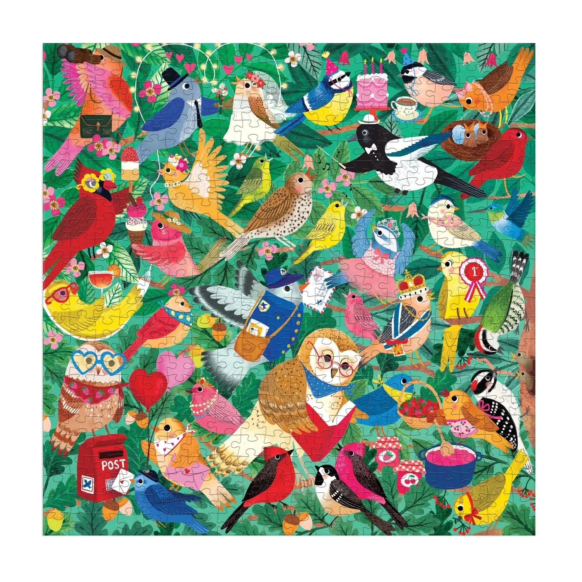 Birding Around 500 Piece Jigsaw Puzzle Mudpuppy
