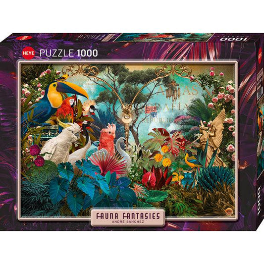 Birdiversity Fauna Fantasies 1000 Piece Jigsaw Puzzle Heye