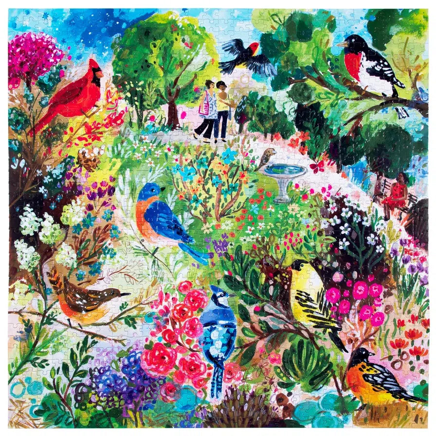 Birds in the Park 1000 Piece Jigsaw Puzzle eeBoo