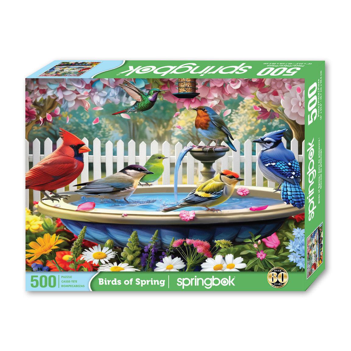 Birds of Spring 500 Piece Jigsaw Puzzle Springbok