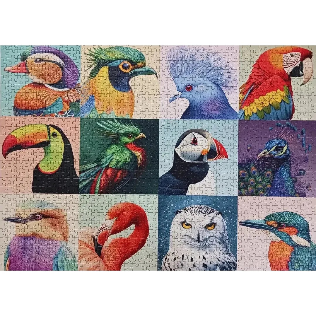 Birds of a Feather 1000 Piece Jigsaw Puzzle Snappy