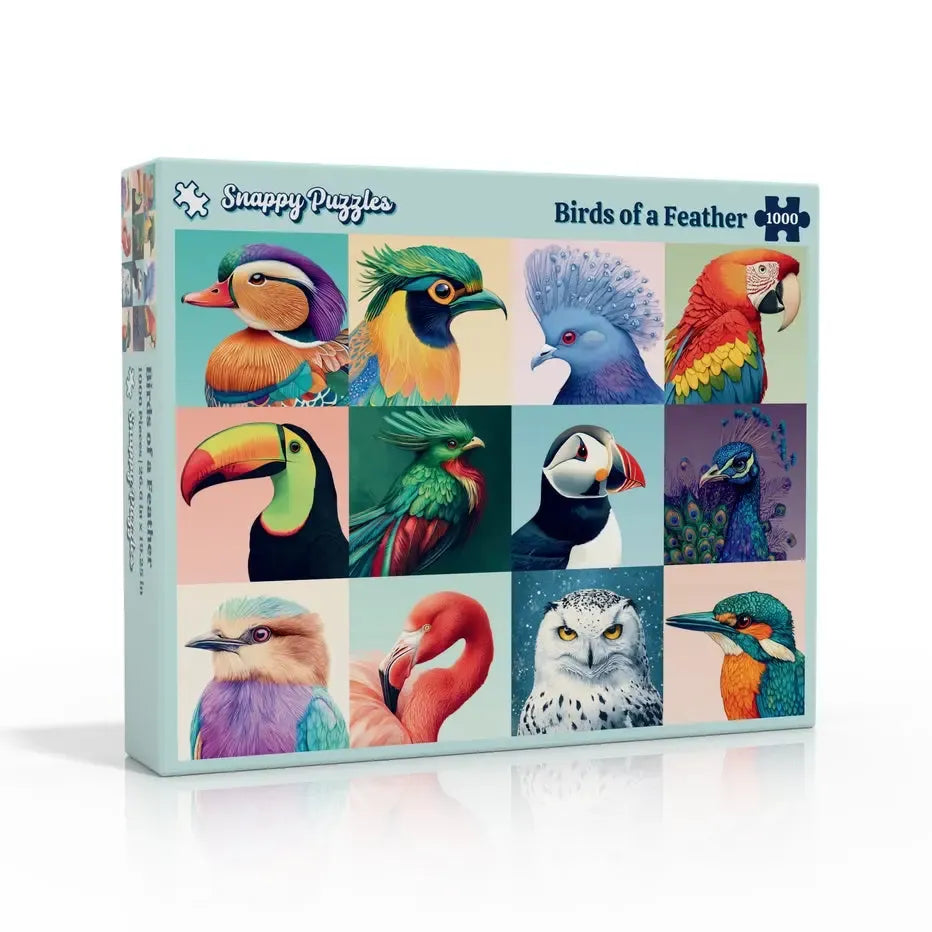 Birds of a Feather 1000 Piece Jigsaw Puzzle Snappy