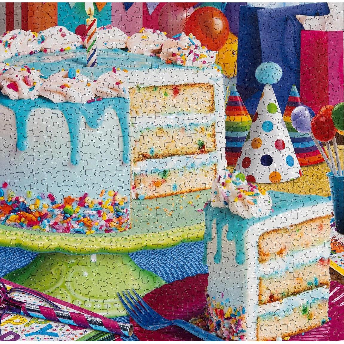 Birthday Cake 500 Piece Jigsaw Puzzle Springbok