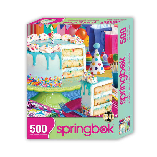 Birthday Cake 500 Piece Jigsaw Puzzle Springbok