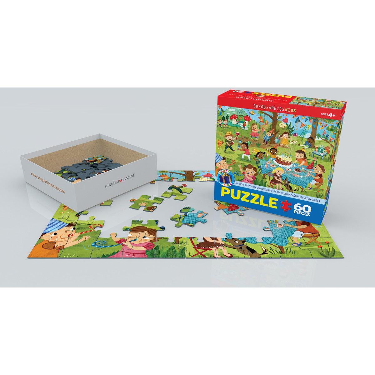 Birthday Party 60 Piece Jigsaw Puzzle Eurographics