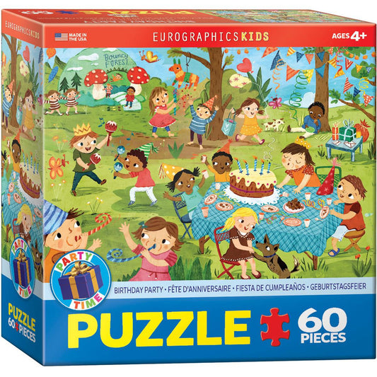 Birthday Party 60 Piece Jigsaw Puzzle Eurographics