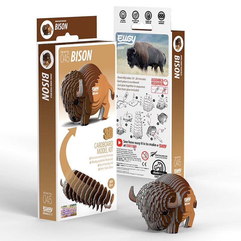 Bison 3D Cardboard Model Kit Eugy