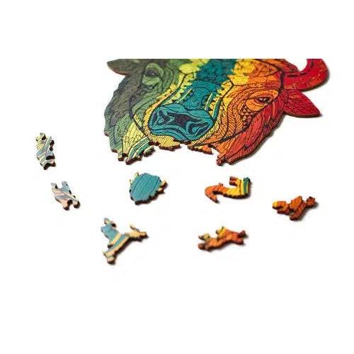 Bison 70 Piece Wooden Jigsaw Puzzle Geek Toys