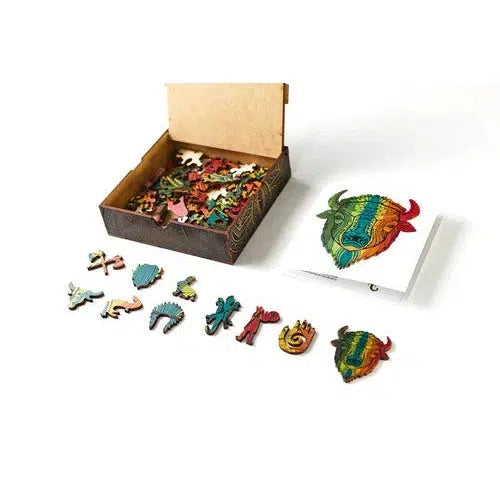 Bison 70 Piece Wooden Jigsaw Puzzle Geek Toys