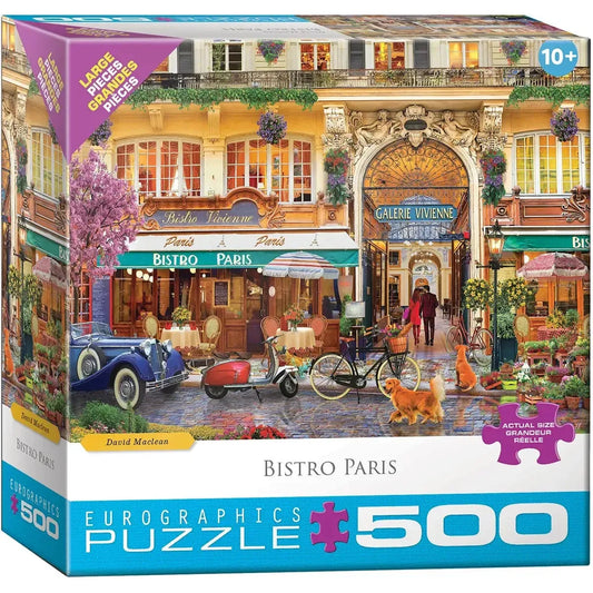Bistro Paris 500 Piece Jigsaw Puzzle Eurographics