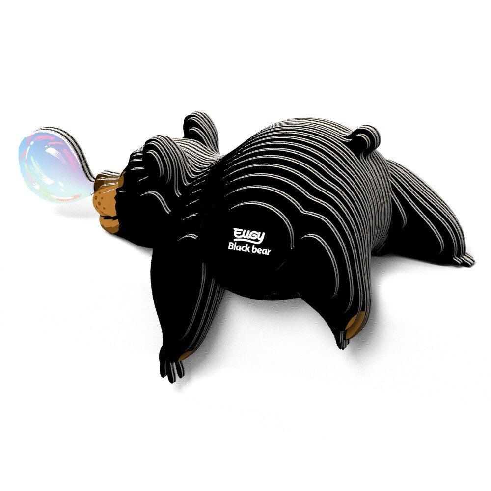 Black Bear 3D Cardboard Model Kit Eugy