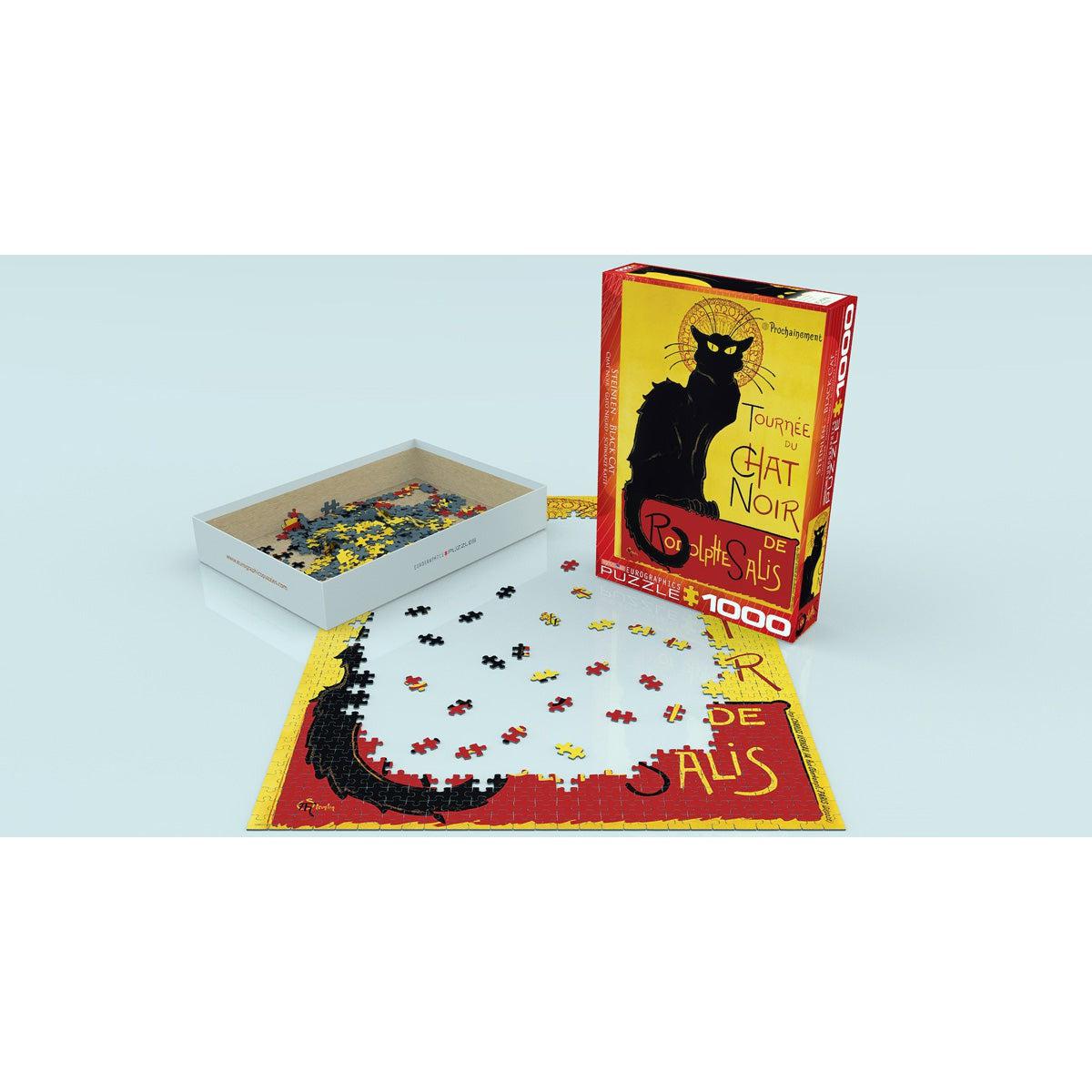 Black Cat (Le Chat Noir) 1000 Piece Jigsaw Puzzle Eurographics New