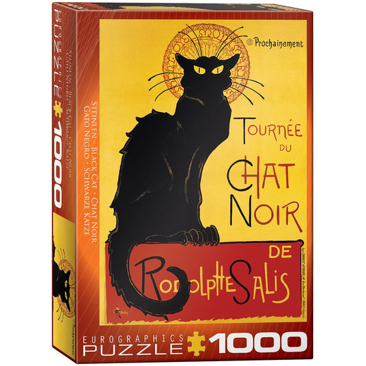 Black Cat (Le Chat Noir) 1000 Piece Jigsaw Puzzle Eurographics New