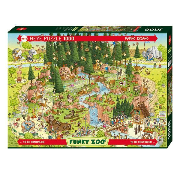 Black Forest Habitat Funky Zoo 1000 Piece Jigsaw Puzzle Heye