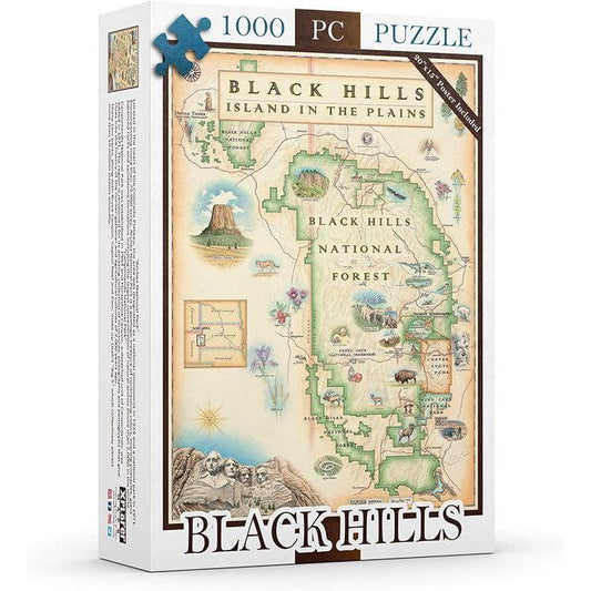 Black Hills National Forest 1000 Piece Jigsaw Puzzle Xplorer Maps