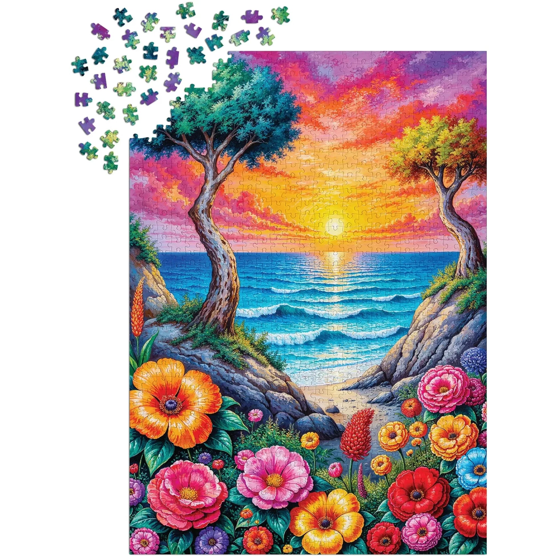 Blooming Coast 1000 Piece Jigsaw Puzzle Enjoy