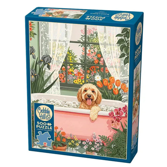 Blooms & Bubbles 500 Piece Jigsaw Puzzle Cobble Hill