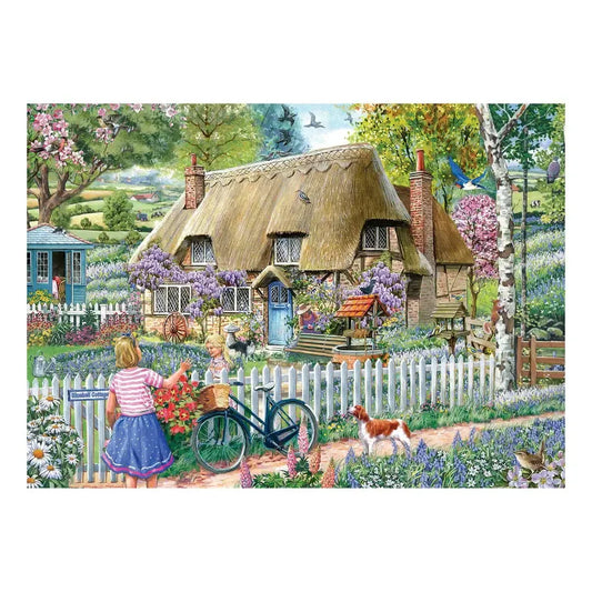 Bluebell Cottage 1000 Piece Jigsaw Puzzle HOP