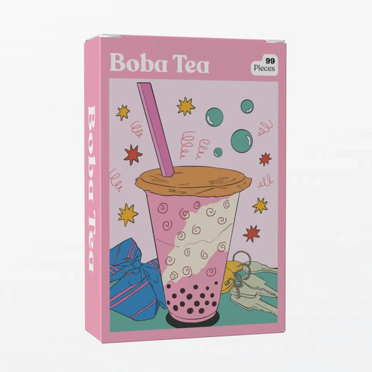 Boba Tea 99 Piece Mini Jigsaw Puzzle Puzzledly