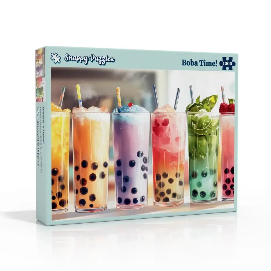 Boba Tea Time 1000 Piece Jigsaw Puzzle Snappy