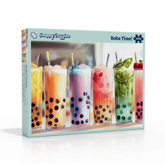 Boba Tea Time 1000 Piece Jigsaw Puzzle Snappy