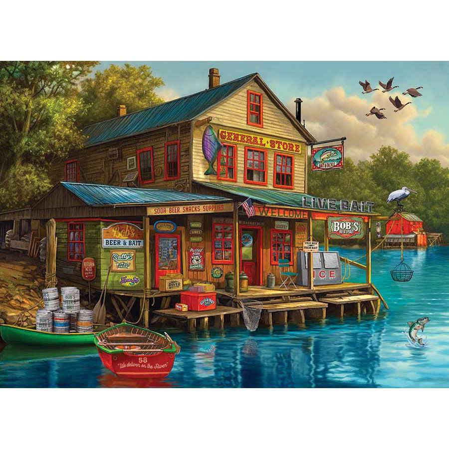 Bob's Beer & Bait 1000 Piece Jigsaw Puzzle Cobble Hill