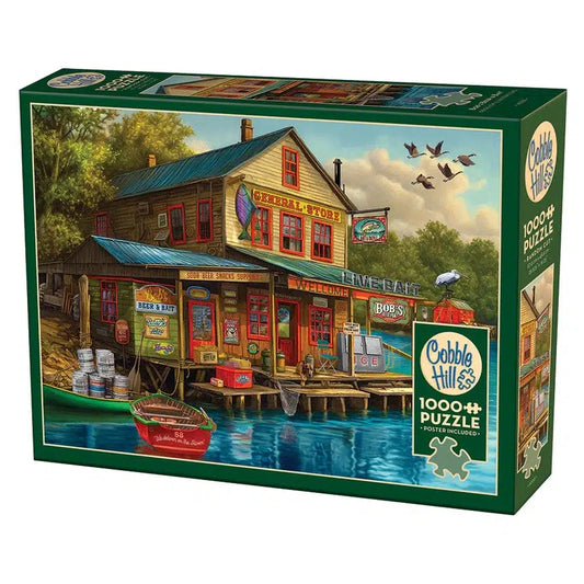 Bob's Beer & Bait 1000 Piece Jigsaw Puzzle Cobble Hill