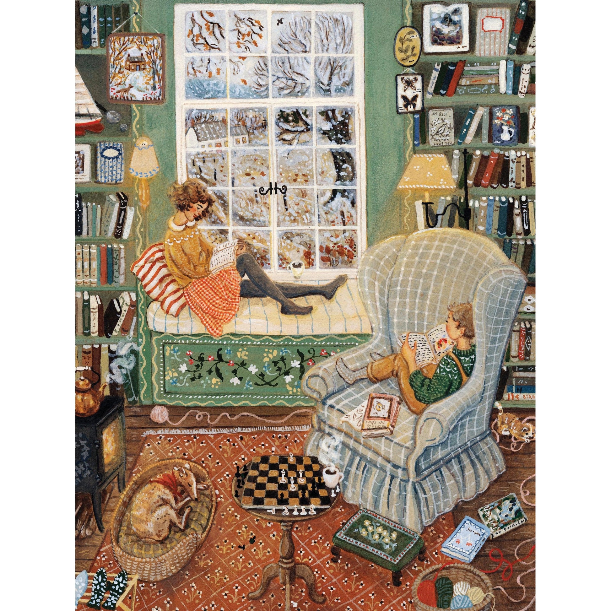 Book Club by Loré Pemberton 750 Piece Jigsaw Puzzle NYPC