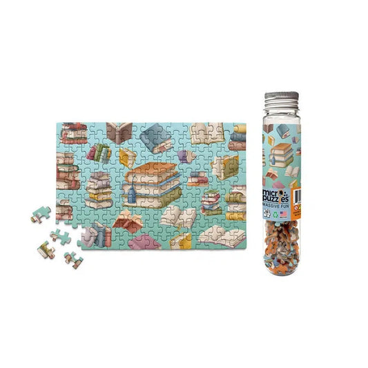 Book Collage 150 Piece Mini Jigsaw Puzzle Micro Puzzles