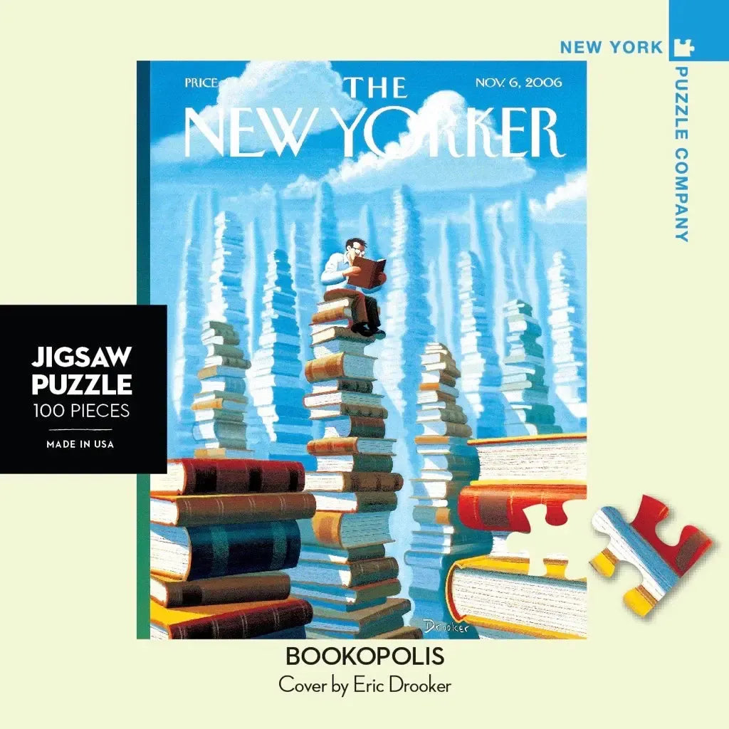 Bookopolis The New Yorker 100 Piece Mini Jigsaw Puzzle NYPC