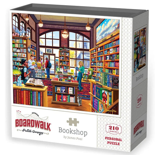 Bookshop 210 Piece Jigsaw Puzzle Boardwalk