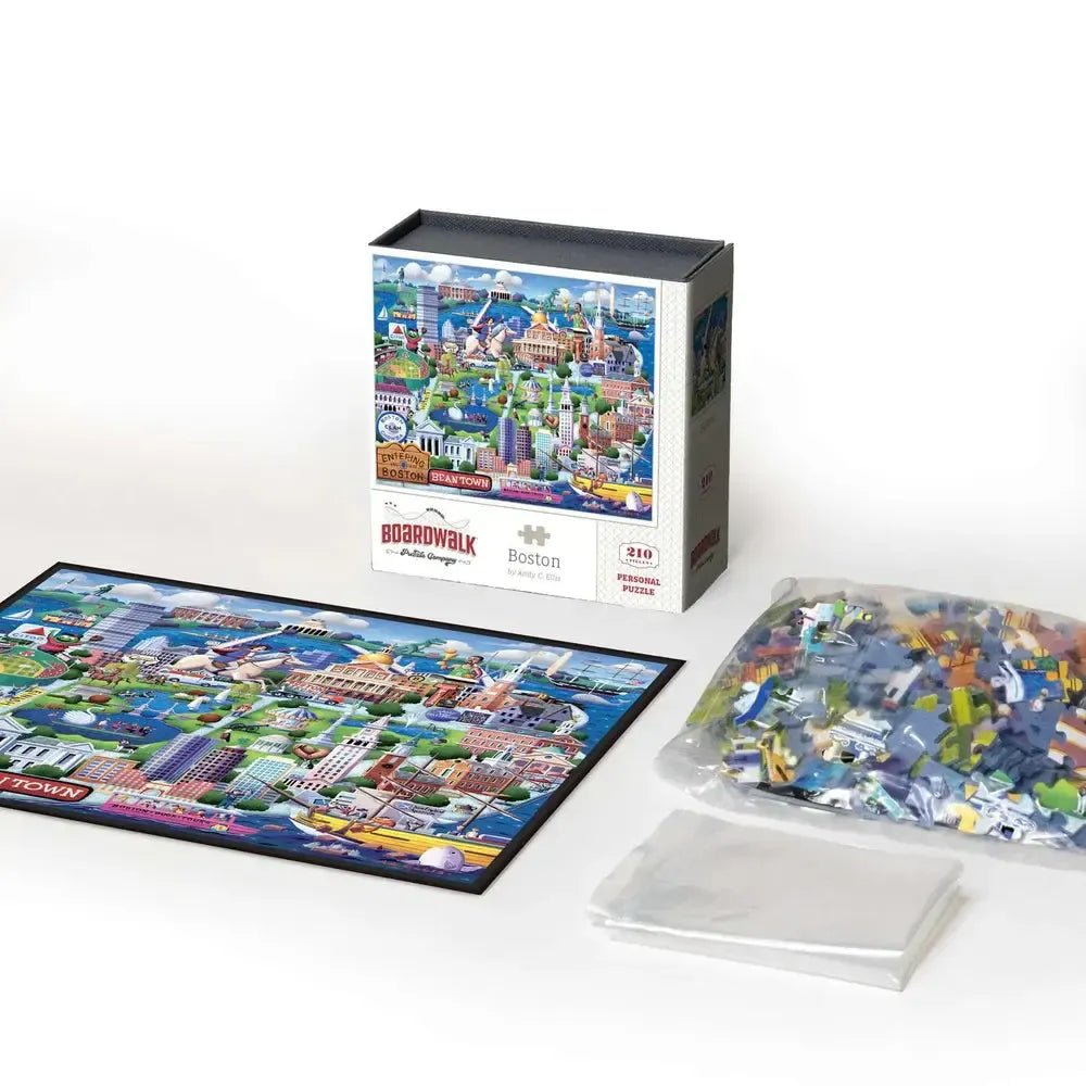 Boston 210 Piece Jigsaw Puzzle Boardwalk