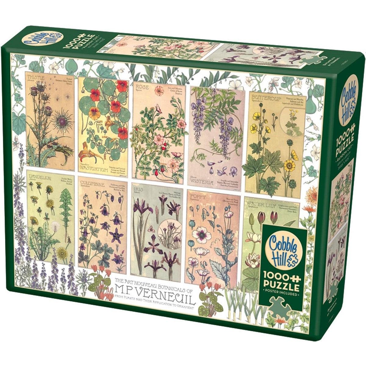 Botanicals by Verneuil 1000 Piece Jigsaw Puzzle Cobble Hill