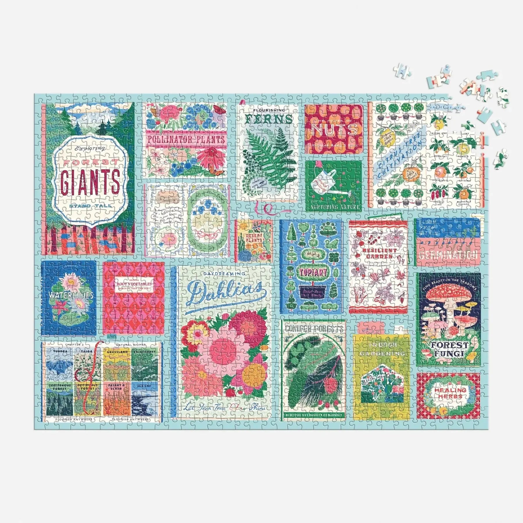 Botanist Bookshelf 1000 Piece Jigsaw Puzzle Galison