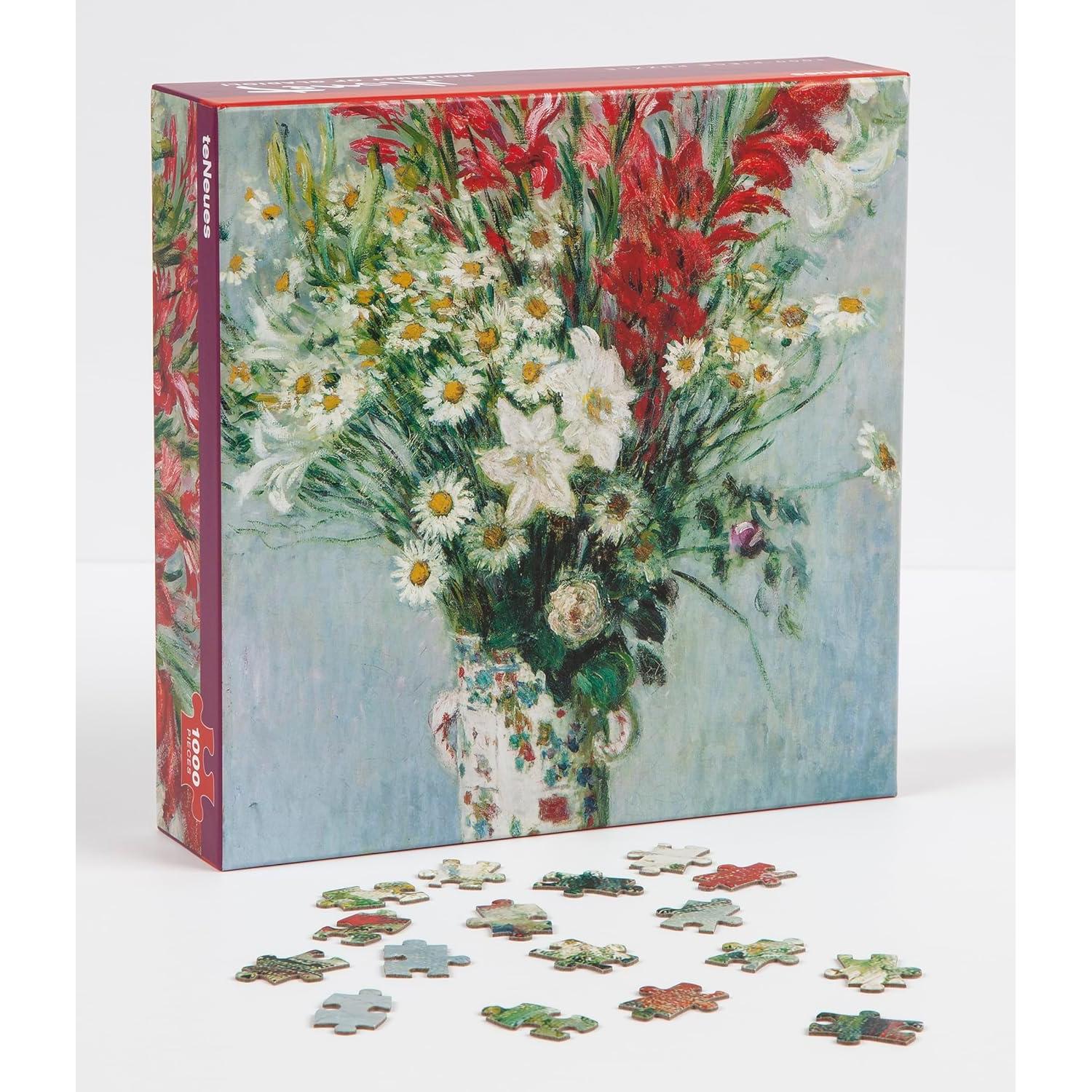Bouquet of Gladioli by Monet 1000 Piece Jigsaw Puzzle teNeues