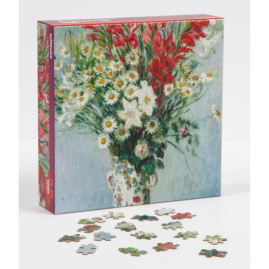 Bouquet of Gladioli by Monet 1000 Piece Jigsaw Puzzle teNeues