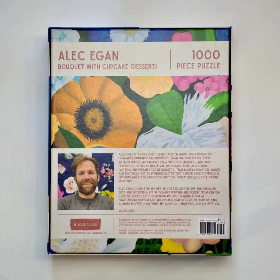 Bouquet with Cupcake (Dessert) 1000 Piece Jigsaw Puzzle Kinstler