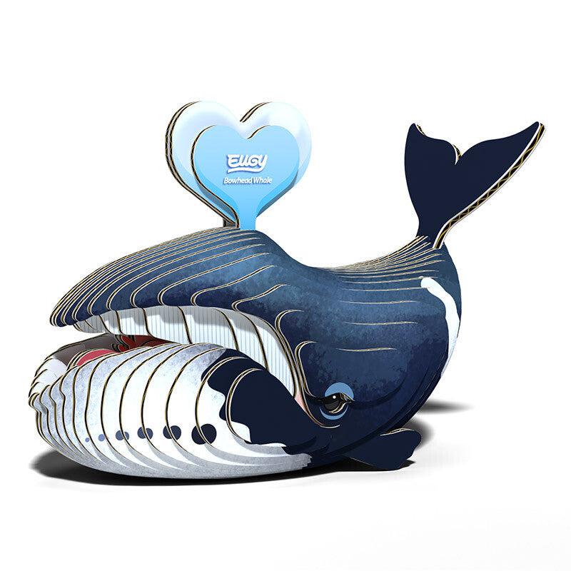 Bowhead Whale 3D Cardboard Model Kit Eugy