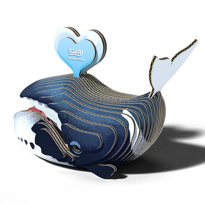 Bowhead Whale 3D Cardboard Model Kit Eugy