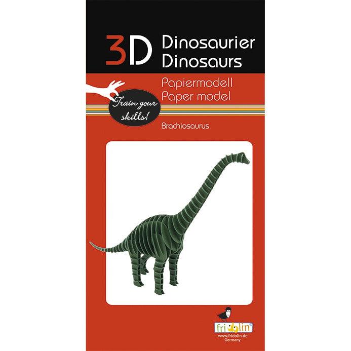 Brachiosaurus 3D Cardboard Model Kit Fridolin