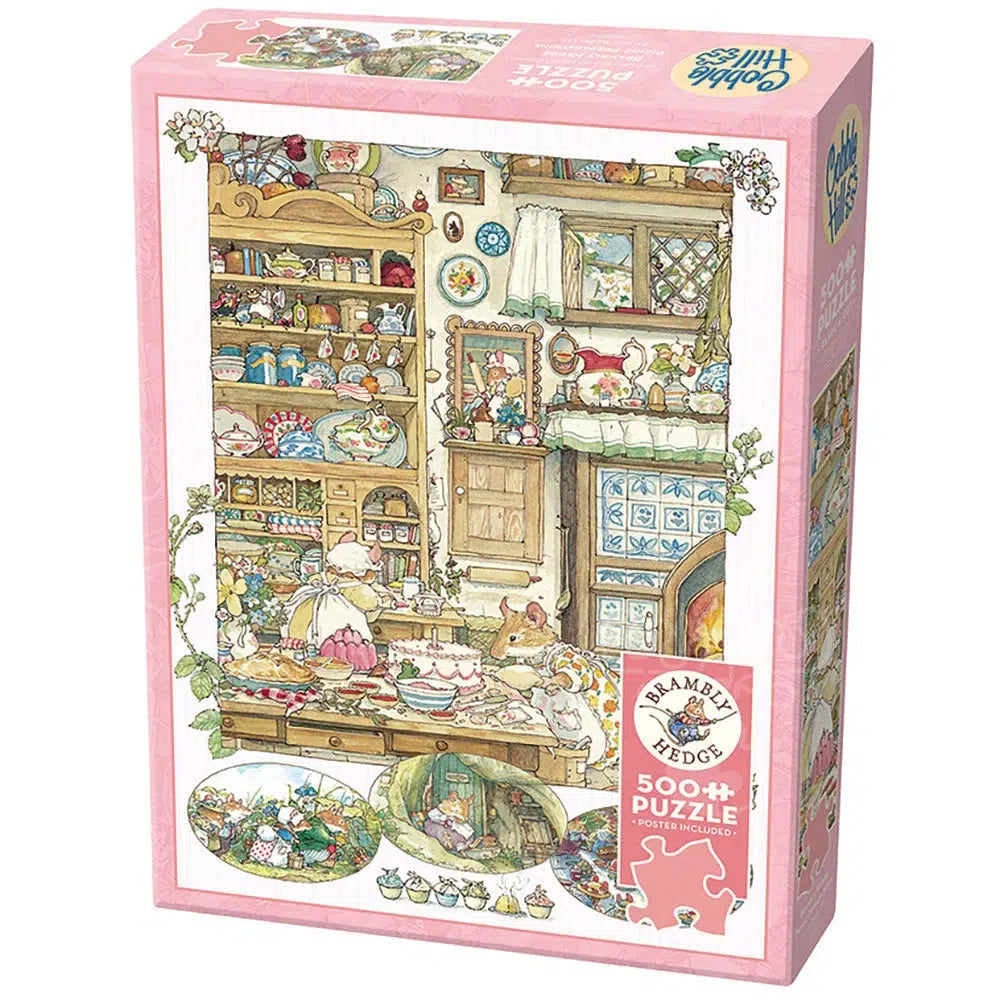 Brambly Hedge Picnic Preparations 500 Piece Jigsaw Puzzle Cobble Hill