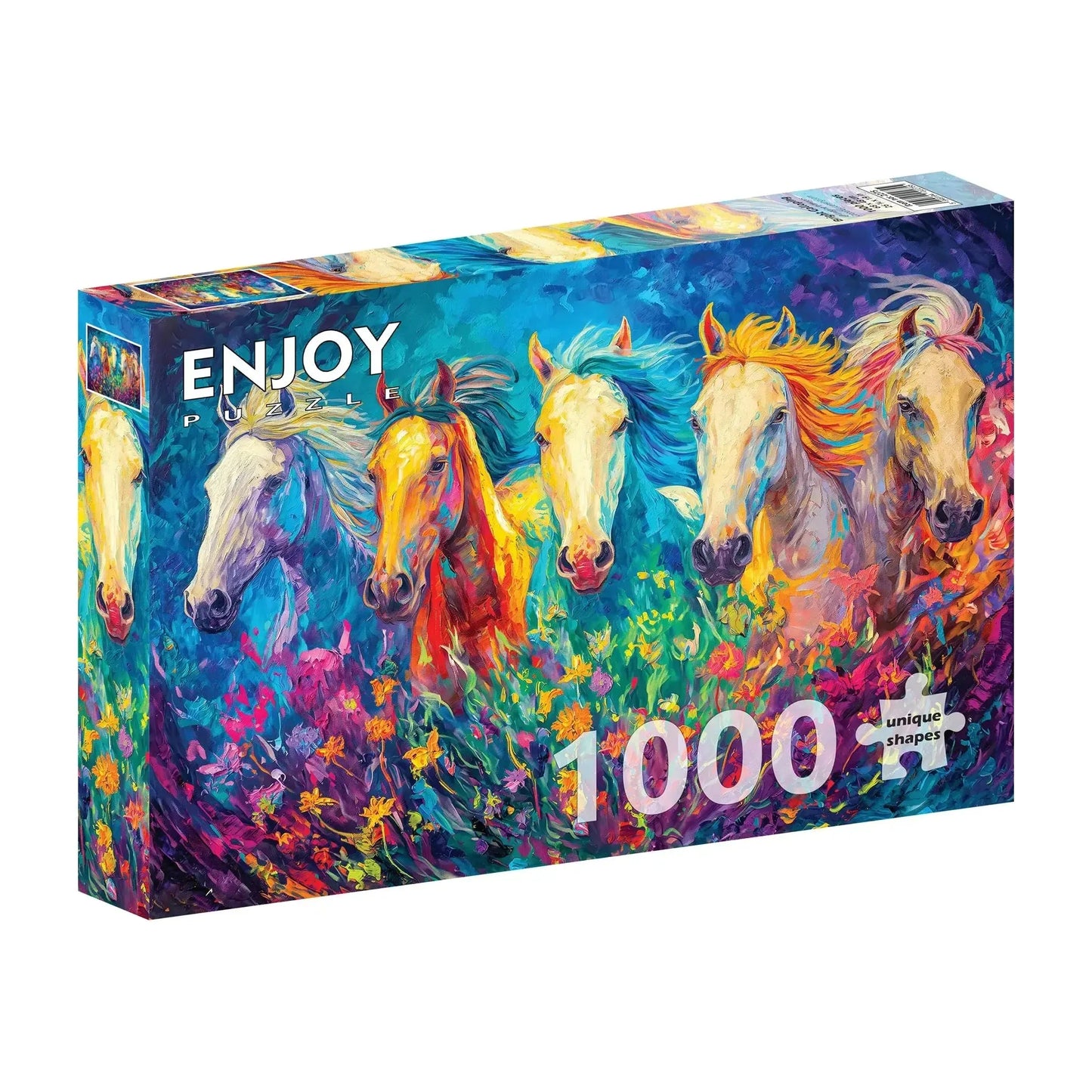 Bright Galloping 1000 Piece Jigsaw Puzzle Enjoy
