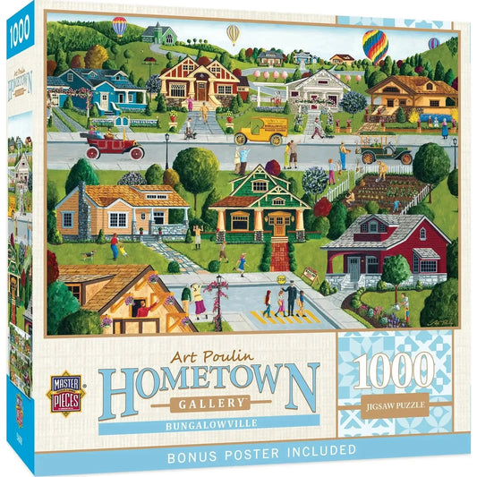 Bungalowville 1000 Piece Jigsaw Puzzle MasterPieces