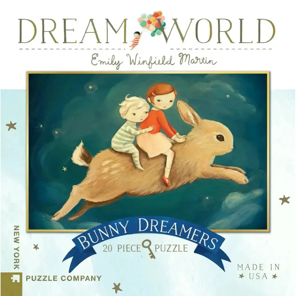 Bunny Dreamers Dream World 20 Piece Mini Jigsaw Puzzle NYPC