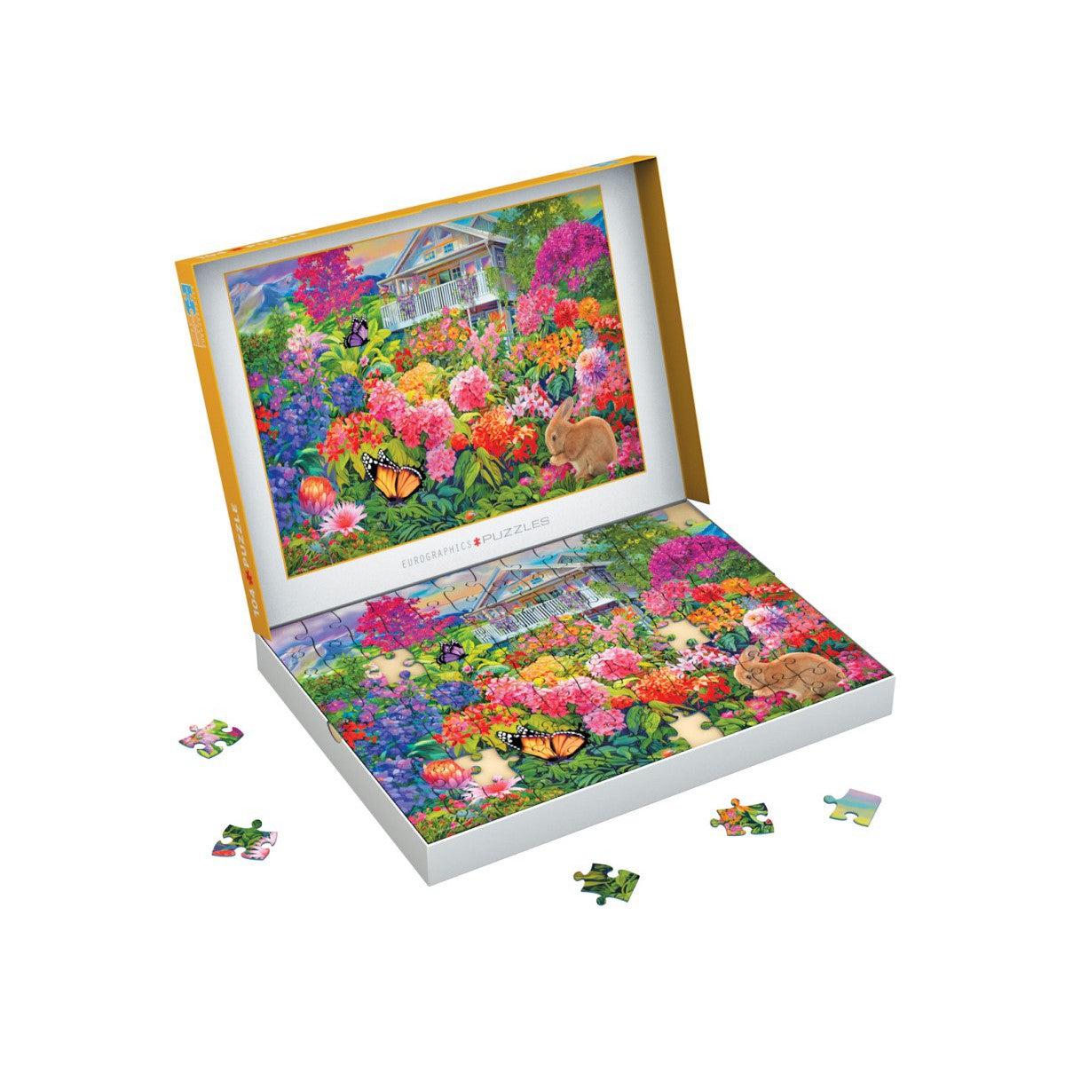 Bunny Garden 104 Connecting Pieces Jigsaw Puzzle Eurographics