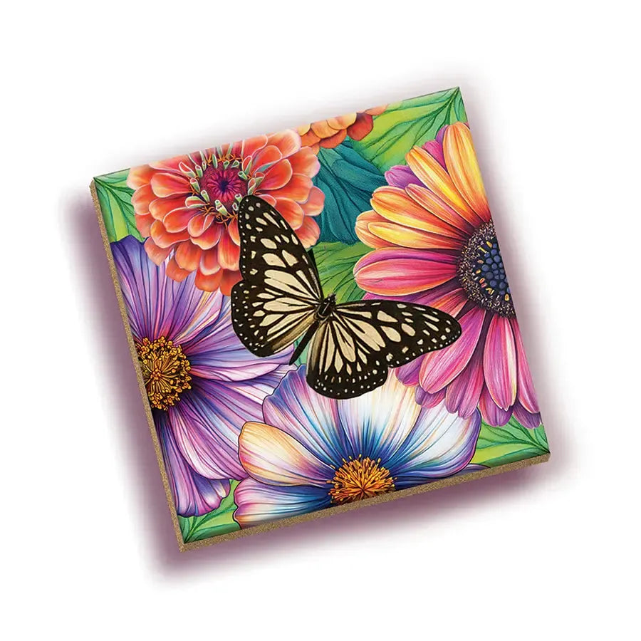 Butterflies 36 Piece Magic Square Tile Puzzle Sudoku Style Game Outset