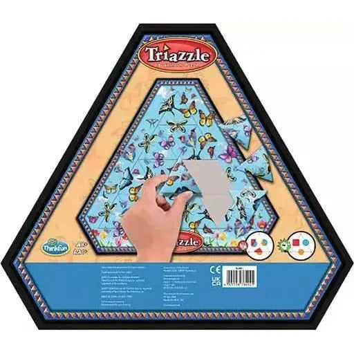 Butterflies Triazzle 16 Piece Triangle Tray Puzzle Thinkfun