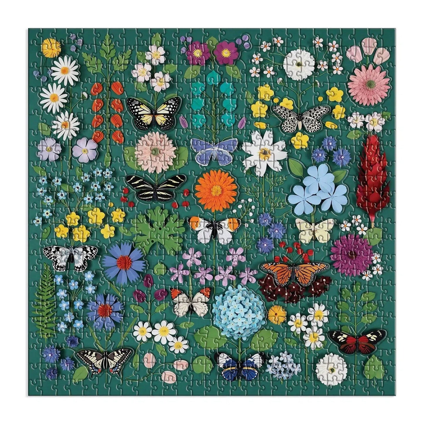 Butterfly Botanica 500 Piece Jigsaw Puzzle Galison